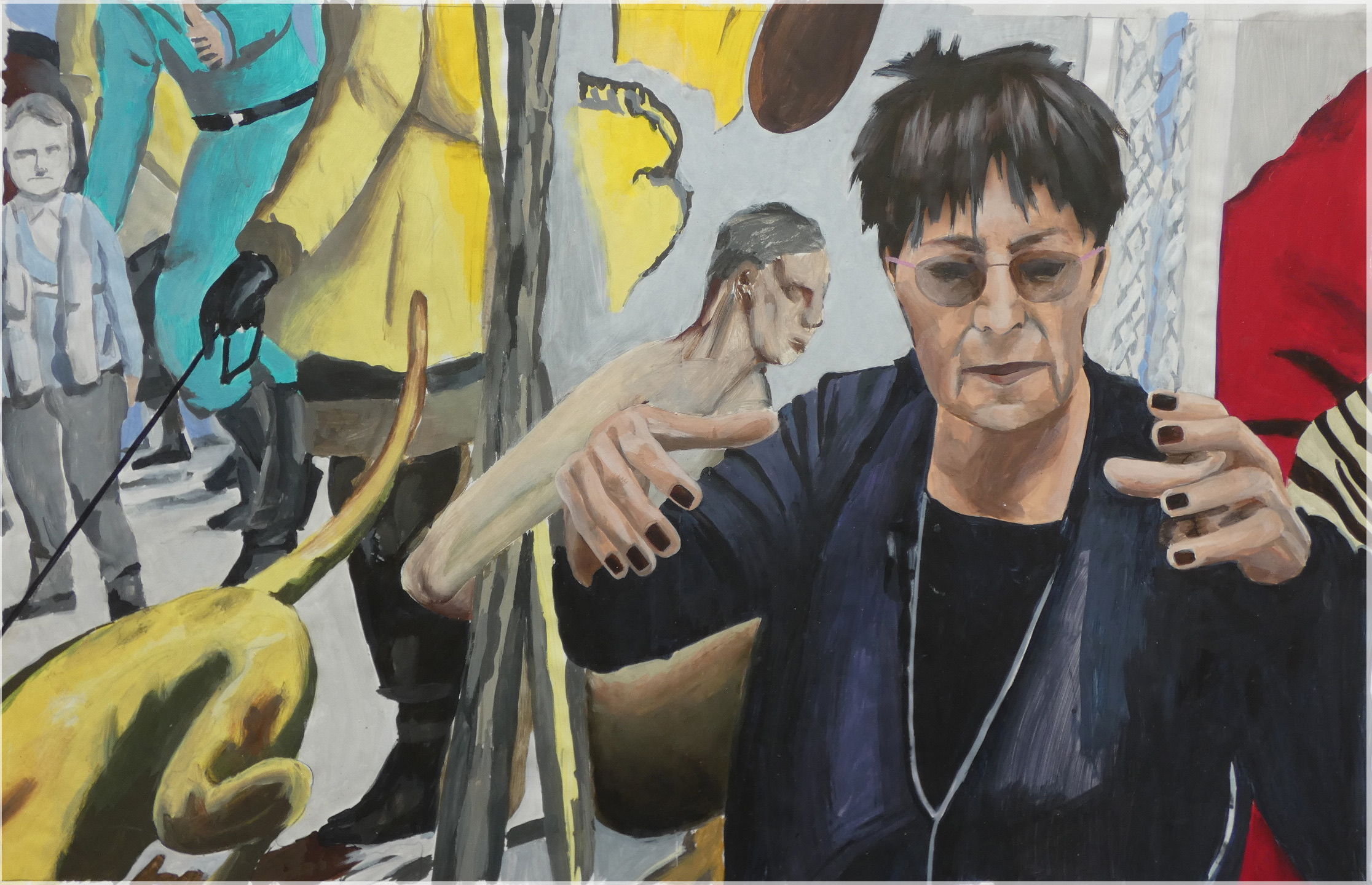 Ausstellungsbesucher 1 von Johannes Asmus