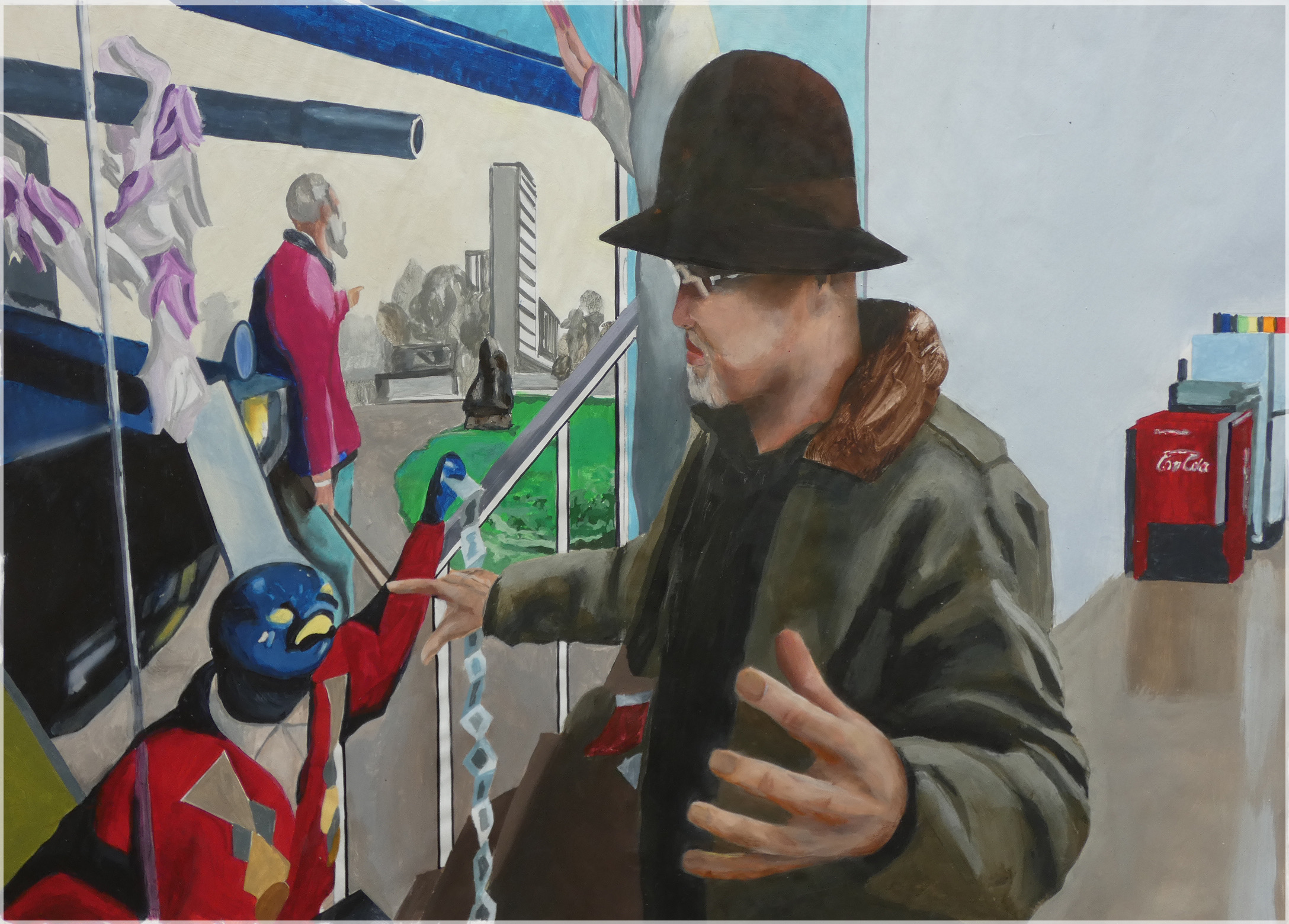 Ausstellungsbesucher 2 von Johannes Asmus