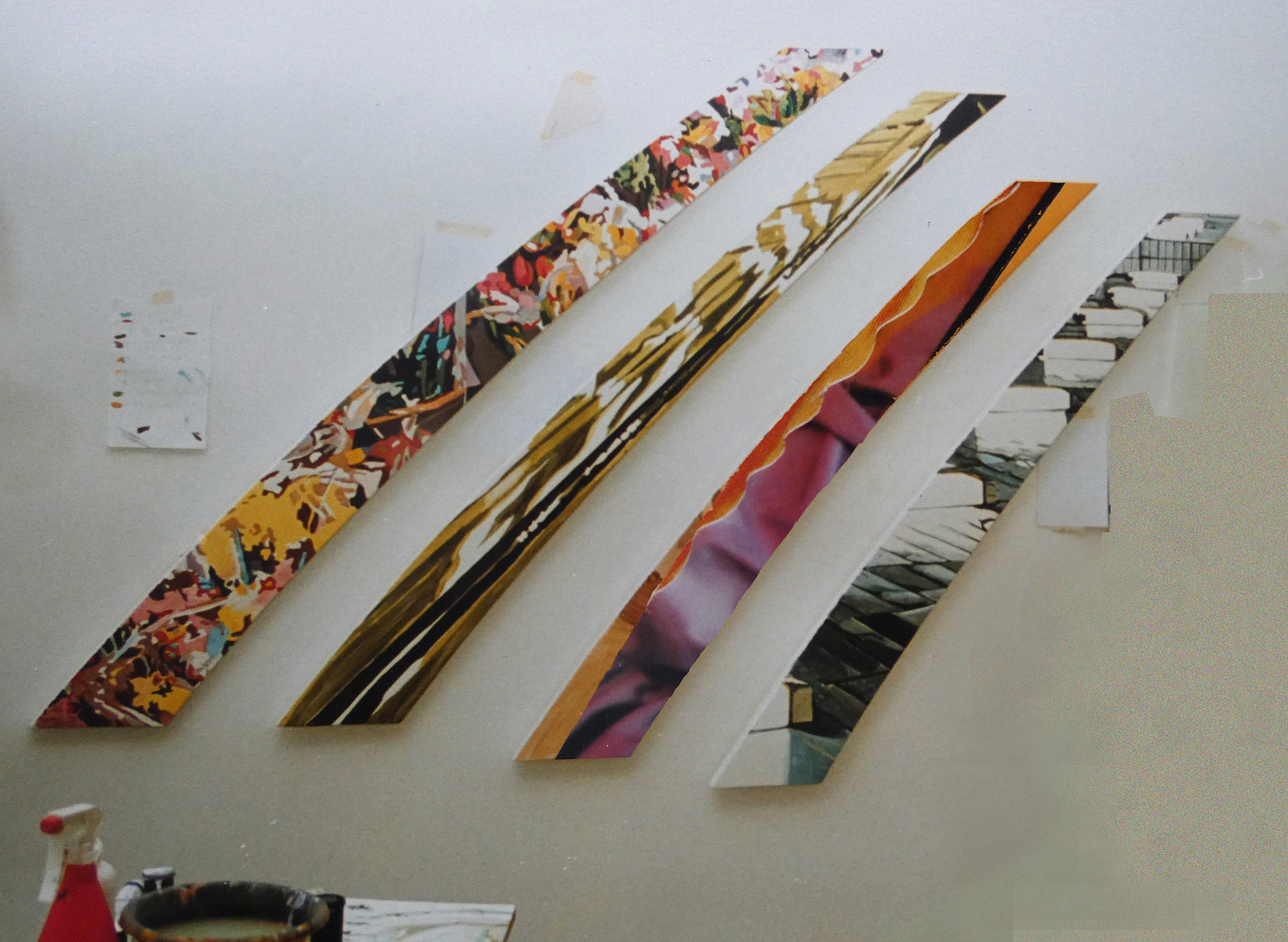 Shaped Canvas Vierspurig von Johannes Asmus