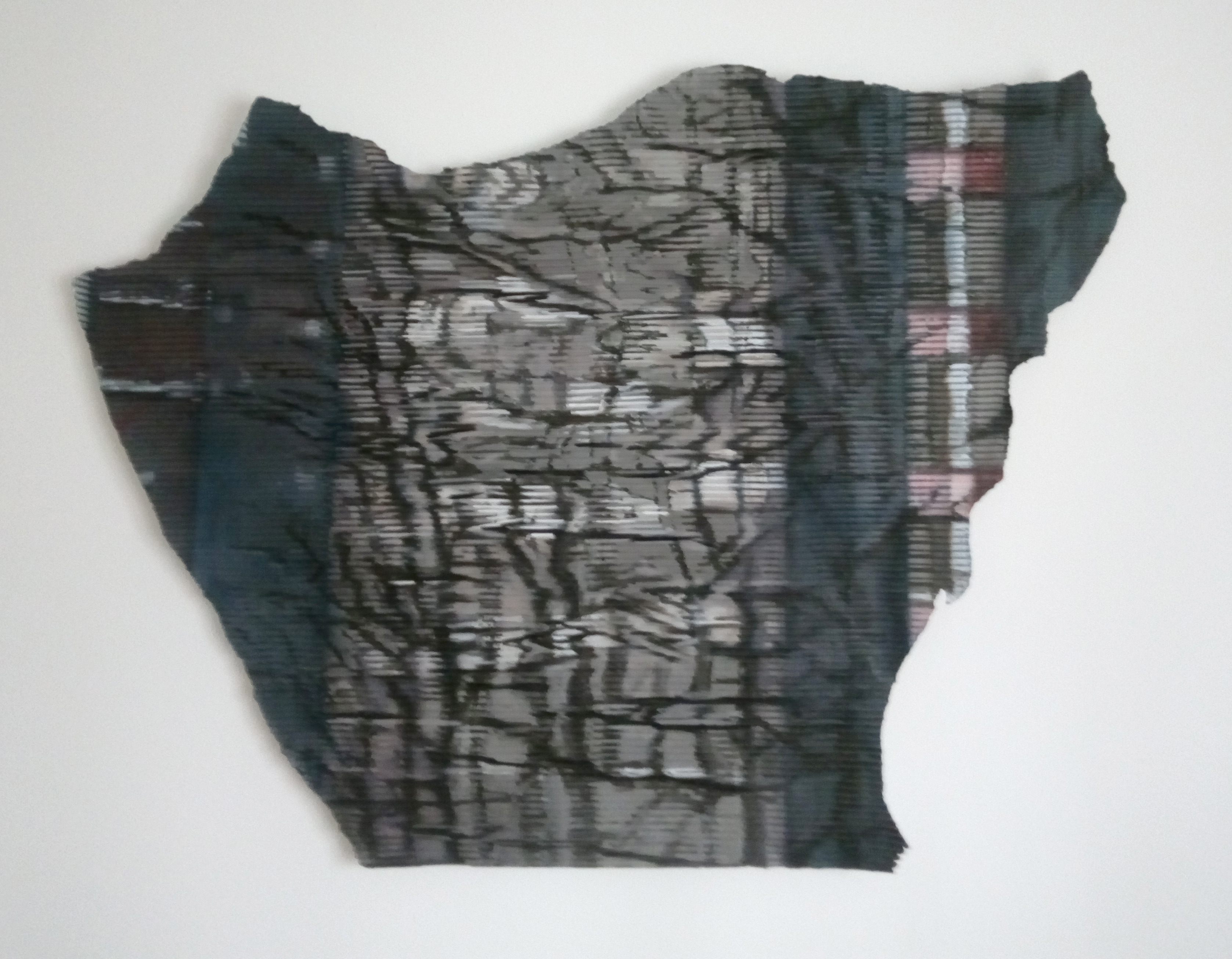 Plakatschwarte Langenfelde Fassade von Johannes Asmus