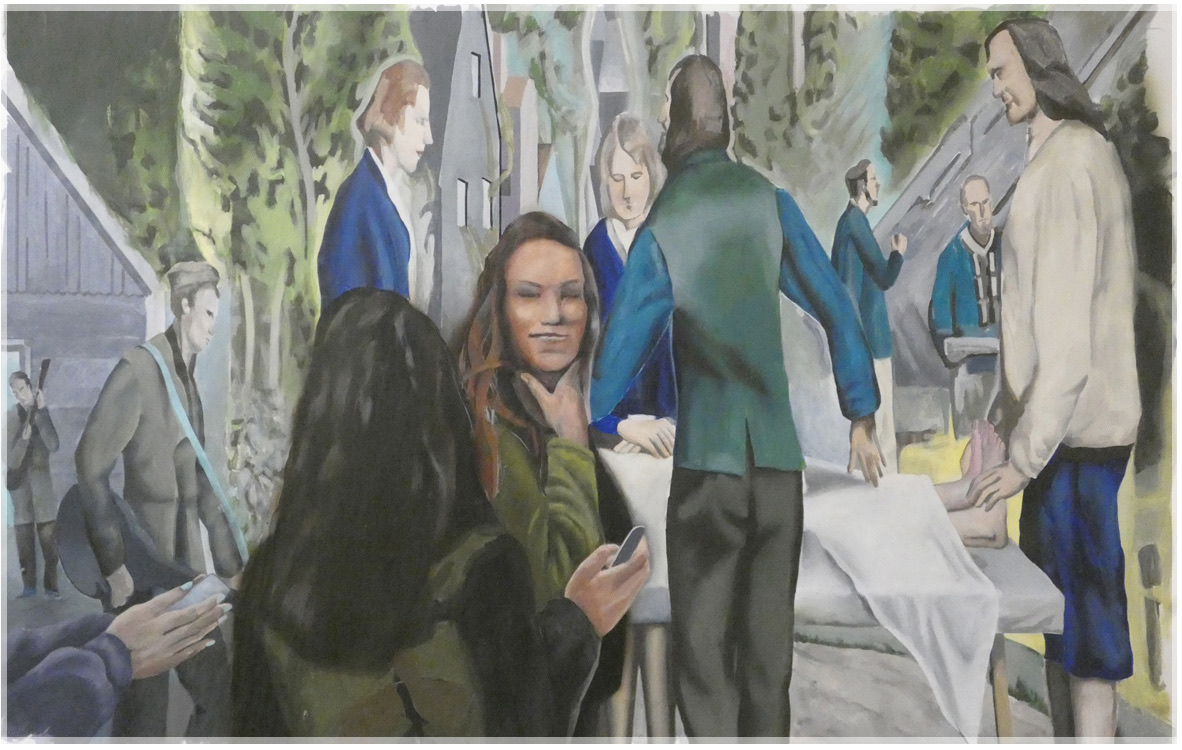 Ausstellungsbesucher 4 von Johannes Asmus