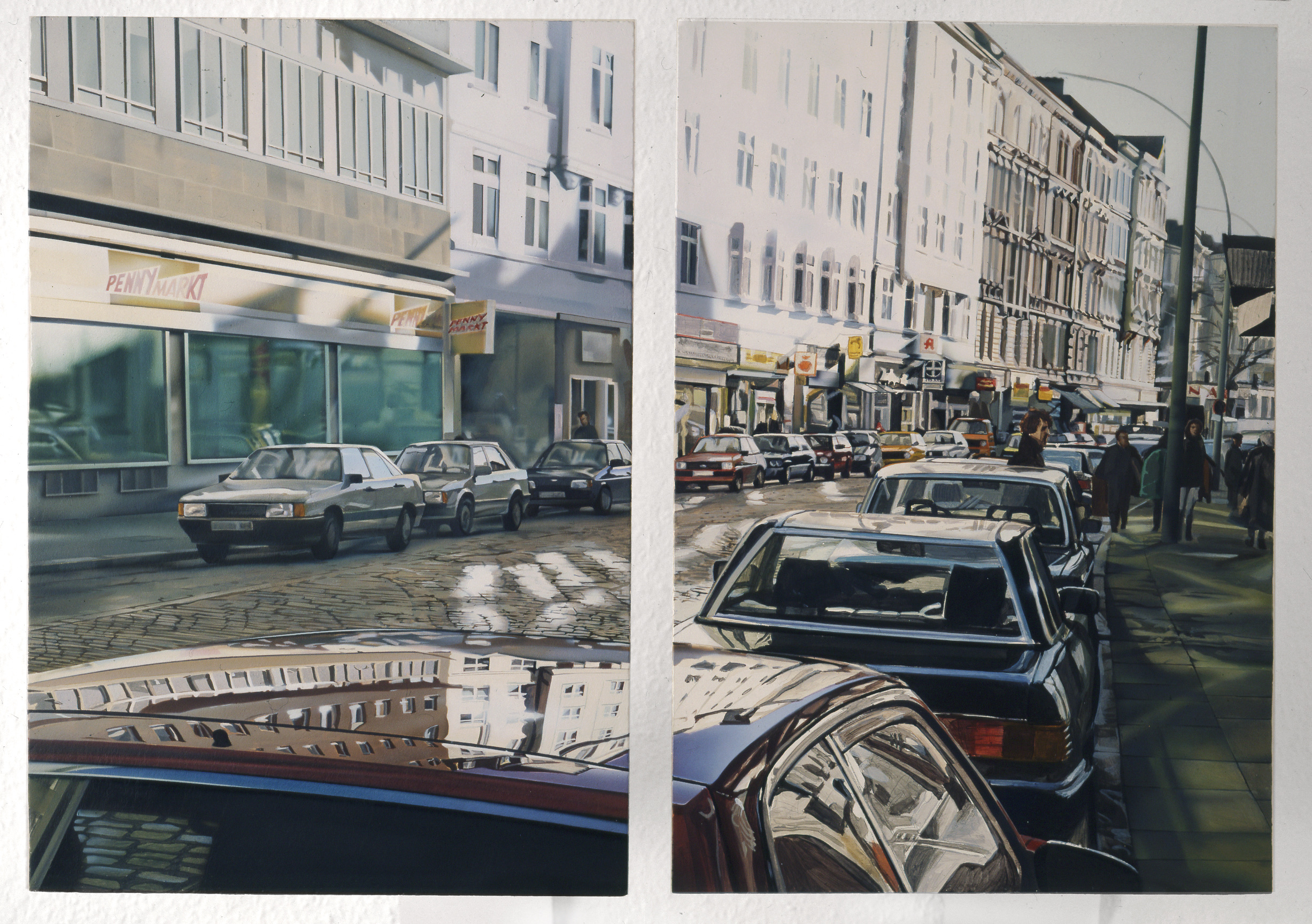 Schulterblatt Acryl Spanplatte von Johannes Asmus