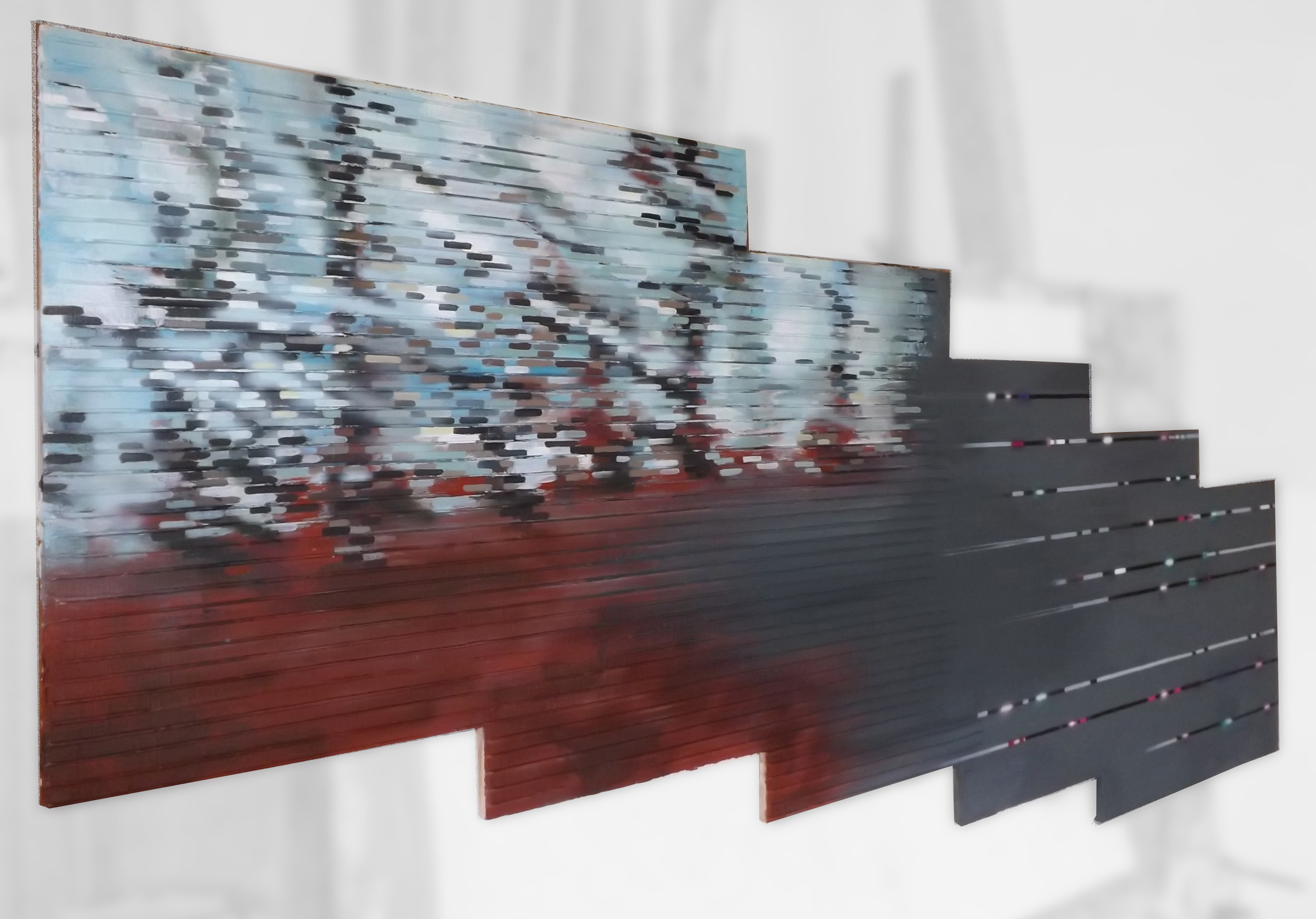 Shaped Canvas Phillips Bild o.T. von Johannes Asmus