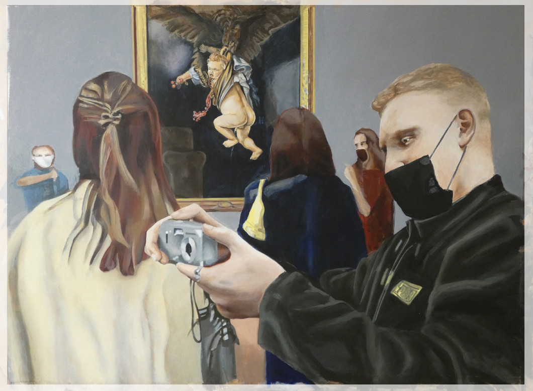 Ausstellungsbesucher 7 von Johannes Asmus