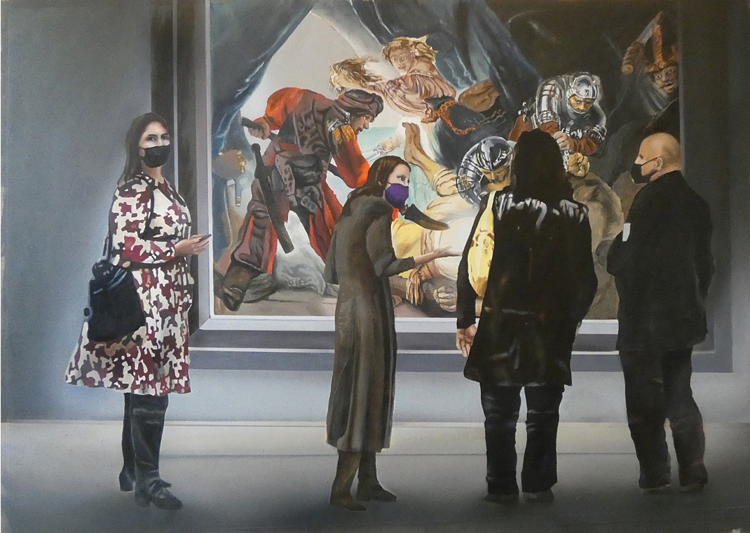 Ausstellungsbesucher 8 von Johannes Asmus