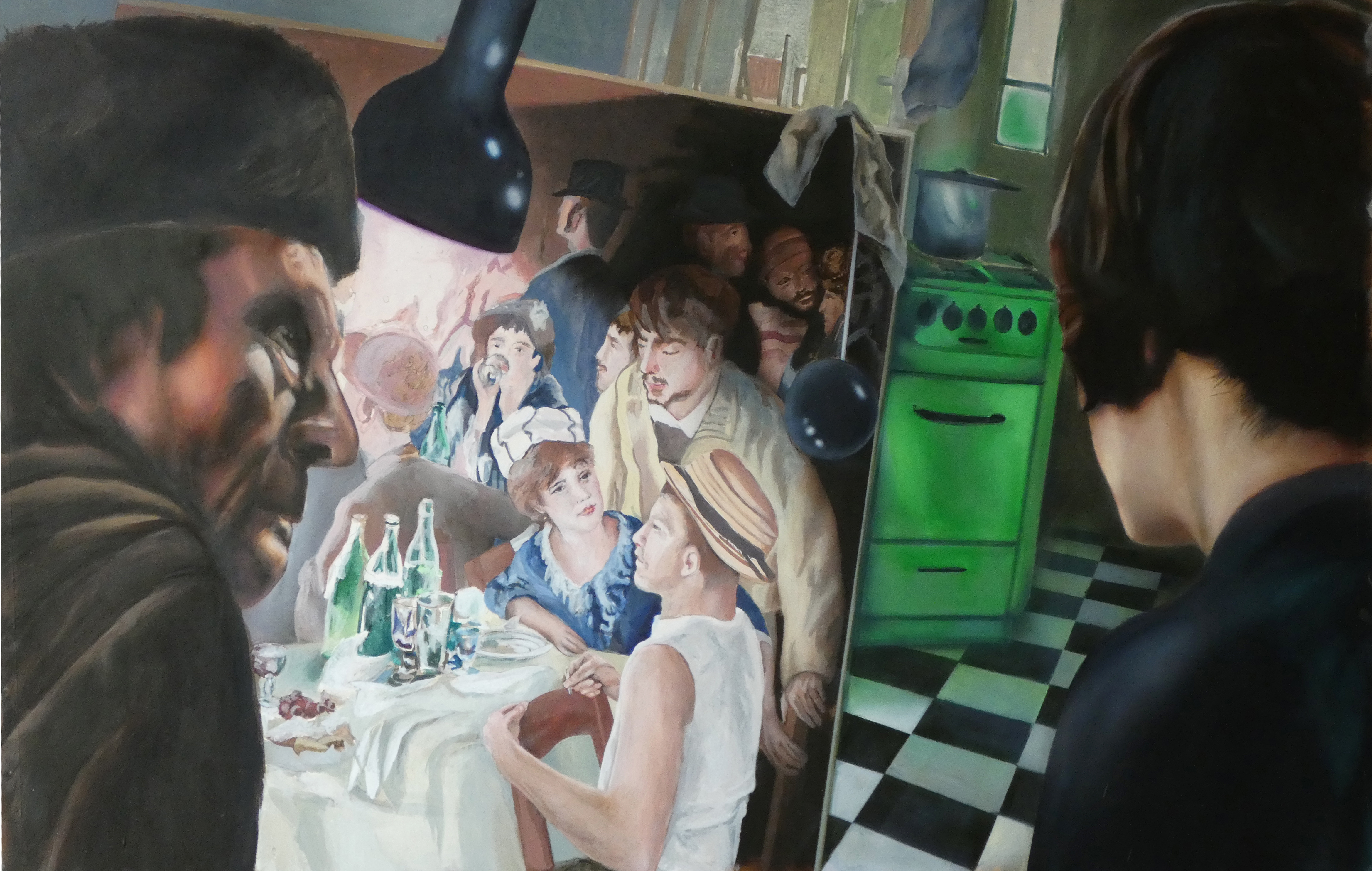 Ausstellungsbesucher 11 von Johannes Asmus