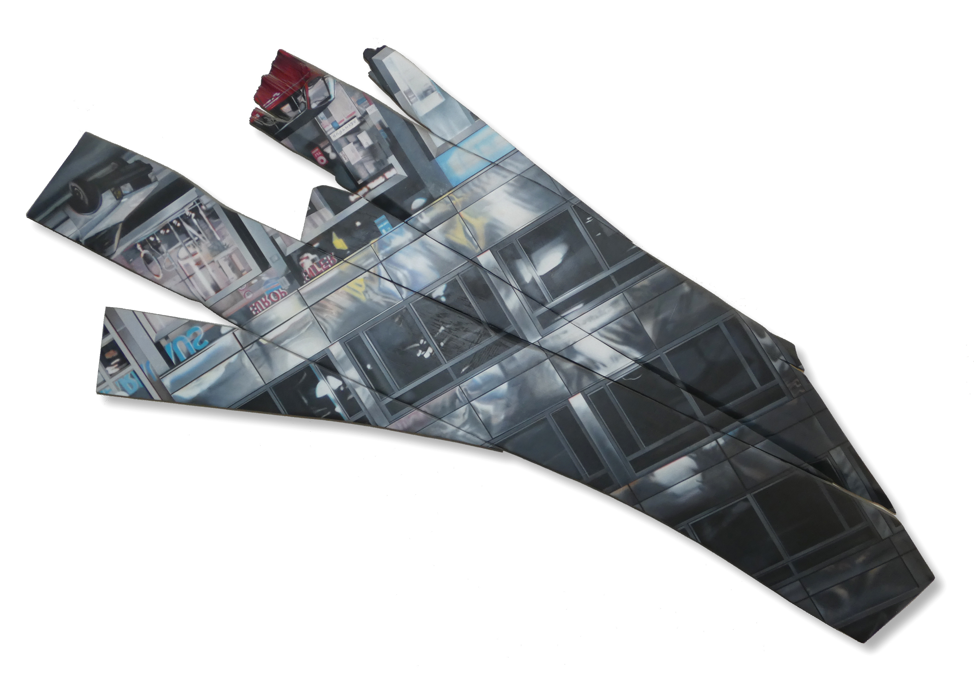 Shaped Canvas Dow Pandora von Johannes Asmus